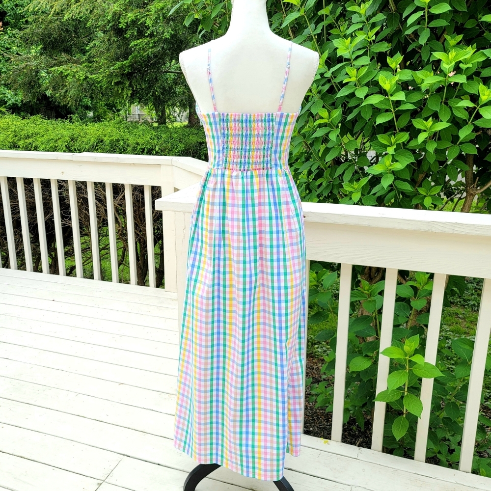 🆕️ J Crew V-neck Maxi Dress
Rainbow Gingham - Picture 2 of 13